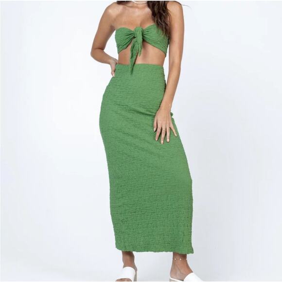 Princess Polly Matilda Maxi Set Green - Picture 2 of 7